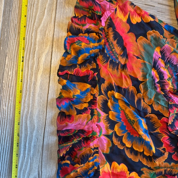 Farm Rio turtleneck floral blouse - Picture 7 of 9